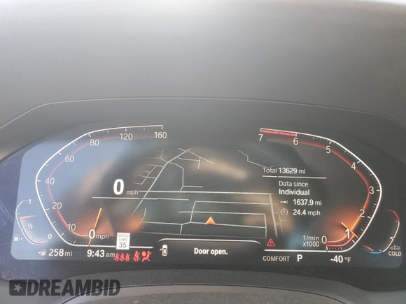 2019 BMW 3 Series 330i with VIN 3MW5R1J53K8A05694, listed as a Copart auction lot 47048555 with 13,629 mi miles and Salvage Title. Bid and sale history available at carsss.com. Image 9.