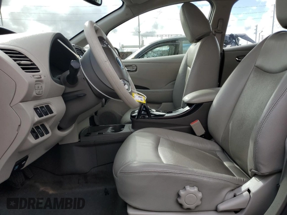 2011 Nissan LEAF SL-e with VIN JN1AZ0CP5BT008683, listed as a Copart auction lot 48921465 with 63,355 mi miles and Clean Title. Bid and sale history available at carsss.com. Image 7.