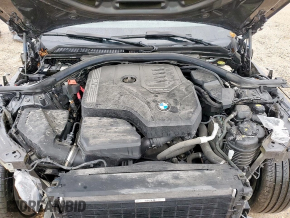 2021 BMW 3 Series 330i with VIN 3MW5R1J08M8B48101, listed as a Copart auction lot 57802525 with 47,604 mi miles and Salvage title. Bid and sale history available at DreamBid. Image 11.