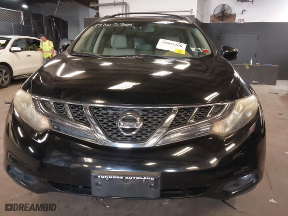 2011 Nissan Murano SV with VIN JN8AZ1MWXBW187833, listed as a IAAI auction lot 39805700 with 114,649 mi miles. Bid and sale history available at carsss.com. Image 12.