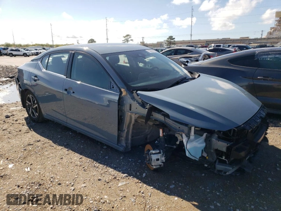 2025 Nissan Sentra SV with VIN 3N1AB8CV2SY216979, listed as a Copart auction lot 50046865 with 1,037 mi miles and Salvage Title. Bid and sale history available at carsss.com. Image 4.