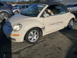 2007 Volkswagen Beetle with VIN 3VWRF31Y57M420319, listed as a Copart auction lot 81835114 with 146,268 mi miles and Salvage Title. Bid and sale history available at DreamBid. Image 1.