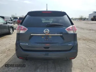 2016 Nissan Rogue SV with VIN KNMAT2MVXGP602788, listed as a Copart auction lot 54930855 with 134,364 mi miles and Clean Title. Bid and sale history available at carsss.com. Image 6.