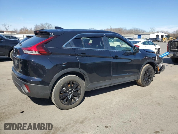 2024 Mitsubishi Eclipse Cross LE with VIN JA4ATVAA6RZ060805, listed as a Copart auction lot 46614095 with 8,005 mi miles and Salvage title. Bid and sale history available at DreamBid. Image 3.
