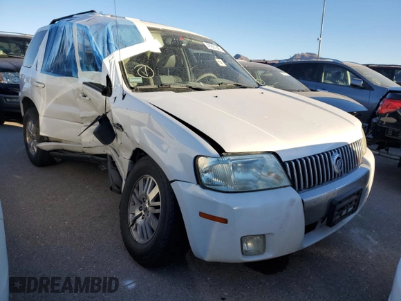 2005 Mercury Mariner Luxury z VIN 4M2CU56175DJ16949, wystawiony jako Copart lot #41901845 z przebiegiem 104 948 mil mil oraz Szkody całkowita. Historia ofert i sprzedaży dostępna na DreamBid. Obrazek 4.