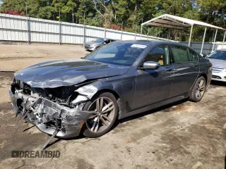 2018 BMW 7 Series 740e xDrive iPerformance with VIN WBA7J2C57JG938310, listed as a Copart auction lot 70021593 with 45,426 mi miles. Bid and sale history available at carsss.com. Image 1.