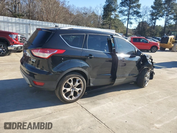 2014 Ford Escape Titanium with VIN 1FMCU0JX4EUA42499, listed as a Copart auction lot 87951075 with 108,358 mi miles and Salvage Title. Bid and sale history available at carsss.com. Image 3.