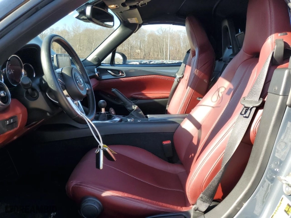 2020 Mazda MX-5 Miata Grand Touring with VIN JM1NDAD75L0418338, listed as a Copart auction lot 43420545 with NaN miles and Salvage Title. Bid and sale history available at carsss.com. Image 7.
