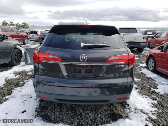 2013 Acura RDX with VIN 5J8TB3H3XDL000469, listed as a Copart auction lot 51023105 with 0 mi miles and Salvage Title. Bid and sale history available at carsss.com. Image 6.