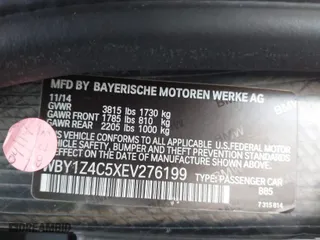 2014 BMW i3 with VIN WBY1Z4C5XEV276199, listed as a IAAI auction lot 41229581 with NaN miles. Bid and sale history available at carsss.com. Image 9.