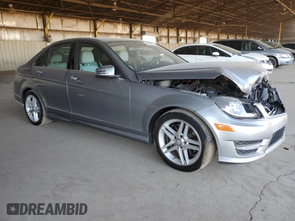 2013 Mercedes-Benz C 350 Sport with VIN WDDGF5HBXDA863667, listed as a Copart auction lot 88227225 with 79,624 mi miles and Salvage Title. Bid and sale history available at DreamBid. Image 4.
