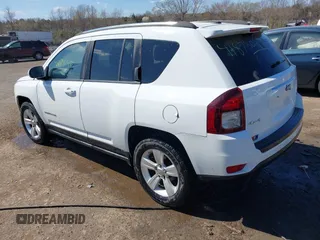 2015 Jeep Compass Latitude with VIN 1C4NJDEB7FD120738, listed as a IAAI auction lot 41878045 with 128,393 mi miles. Bid and sale history available at carsss.com. Image 3.