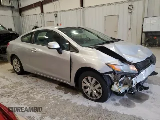2012 Honda Civic Cpe LX with VIN 2HGFG3B55CH555303, listed as a Copart auction lot 47958834 with 232,882 mi miles and Non Repairable. Bid and sale history available at carsss.com. Image 4.