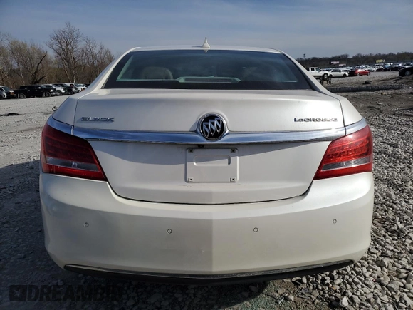 2014 Buick LaCrosse Leather with VIN 1G4GB5GR3EF139629, listed as a Copart auction lot 49987455 with 105,963 mi miles and Salvage Title. Bid and sale history available at carsss.com. Image 6.