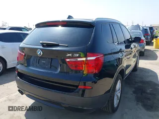 2013 BMW X3 xDrive28i with VIN 5UXWX9C5XD0A27165, listed as a IAAI auction lot 42052413 with 104,926 mi miles and . Bid and sale history available at DreamBid. Image 4.