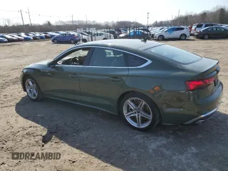 2021 Audi A5 Sportback S line Premium Plus with VIN WAUFACF57MA034297, listed as a Copart auction lot 43795064 with 39,086 mi miles. Bid and sale history available at carsss.com. Image 2.