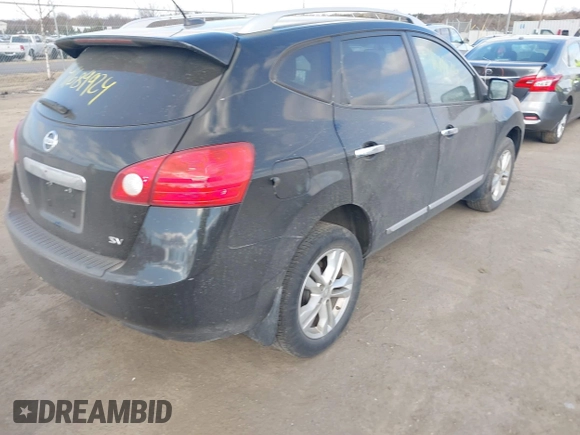 2013 Nissan Rogue S with VIN JN8AS5MT0DW016531, listed as a IAAI auction lot 41689924 with 153,971 mi miles. Bid and sale history available at carsss.com. Image 4.