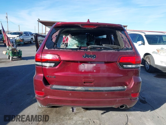 2017 Jeep Grand Cherokee Laredo with VIN 1C4RJFAG9HC910338, listed as a IAAI auction lot 41201929 with 1 mi miles. Bid and sale history available at carsss.com. Image 14.