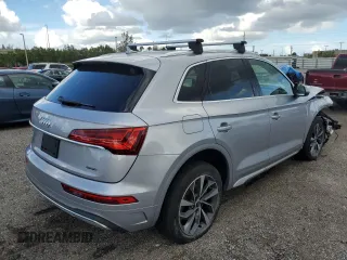2021 Audi Q5 Premium with VIN WA1AAAFY6M2131314, listed as a Copart auction lot 66563942 with 12,653 mi miles. Bid and sale history available at carsss.com. Image 4.
