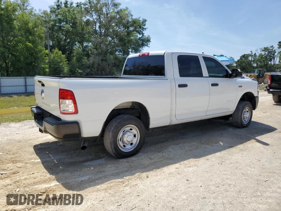 2022 Ram 2500 Tradesman with VIN 3C6UR4CJ7NG356300, listed as a Copart auction lot 57221305 with 33,230 mi miles and Salvage title. Bid and sale history available at DreamBid. Image 3.
