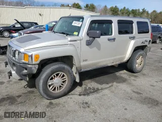 2008 Hummer H3 SUV with VIN 5GTEN13E388136990, listed as a Copart auction lot 50947555 with 200,666 mi miles and Clean Title. Bid and sale history available at carsss.com. Image 1.