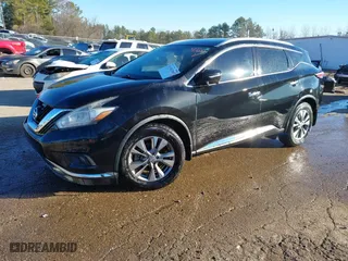 2015 Nissan Murano S with VIN 5N1AZ2MG5FN262603, listed as a IAAI auction lot 41342391 with 140,825 mi miles. Bid and sale history available at carsss.com. Image 18.