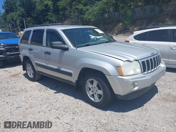 2005 Jeep Grand Cherokee Laredo with VIN 1J4HR48N05C540139, listed as a IAAI auction lot 42813549 with 134,908 mi miles and . Bid and sale history available at DreamBid. Image 1.