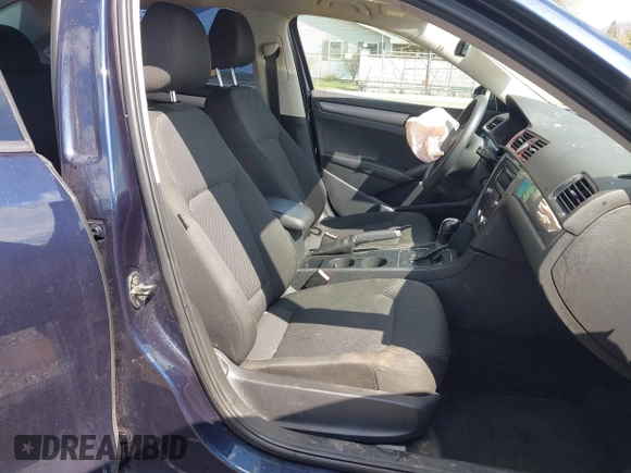2012 Volkswagen Passat S w/Appearance with VIN 1VWAP7A35CC071406, listed as a IAAI auction lot 41912227 with 235,820 mi miles. Bid and sale history available at carsss.com. Image 5.