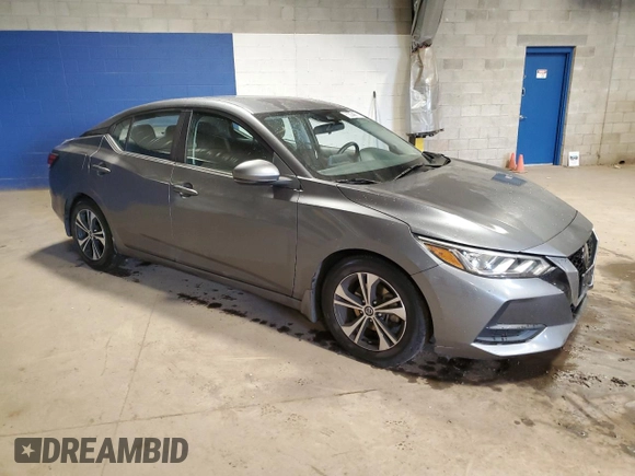 2020 Nissan Sentra SV with VIN 3N1AB8CV7LY251521, listed as a Copart auction lot 56141735 with 63,556 mi miles and Clean Title. Bid and sale history available at DreamBid. Image 4.