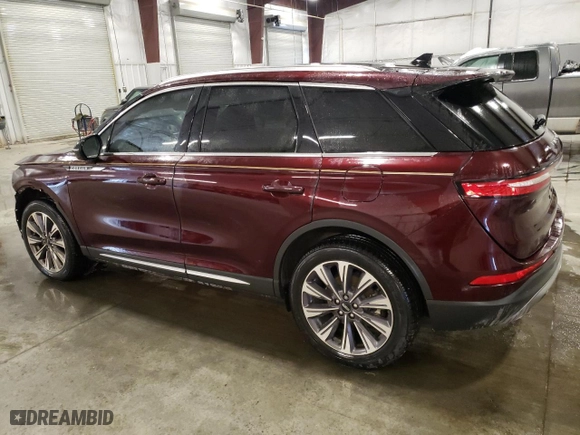 2020 Lincoln Corsair Reserve with VIN 5LMCJ2D96LUL16300, listed as a Copart auction lot 88784125 with 45,338 mi miles and Salvage Title. Bid and sale history available at carsss.com. Image 2.