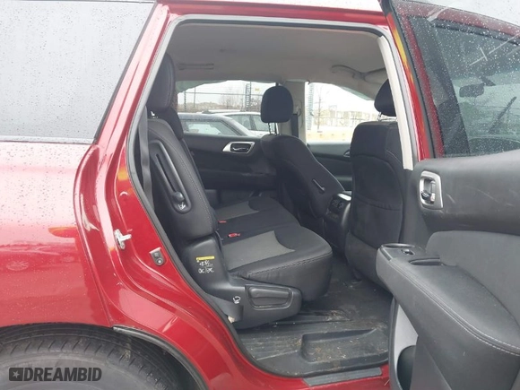 2017 Nissan Pathfinder SL with VIN 5N1DR2MM7HC681974, listed as a IAAI auction lot 41679746 with NaN miles. Bid and sale history available at carsss.com. Image 8.