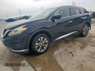 2016 Nissan Murano Platinum with VIN 5N1AZ2MG7GN101915, listed as a Copart auction lot 60479305 with 174,543 mi miles and Salvage title. Bid and sale history available at DreamBid. Image 1.