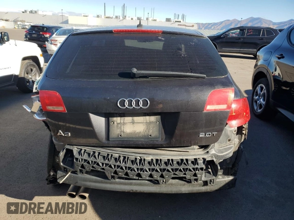 2008 Audi A3 with VIN WAUNF78PX8A179763, listed as a Copart auction lot 77011614 with 194,358 mi miles and Salvage Title. Bid and sale history available at carsss.com. Image 6.