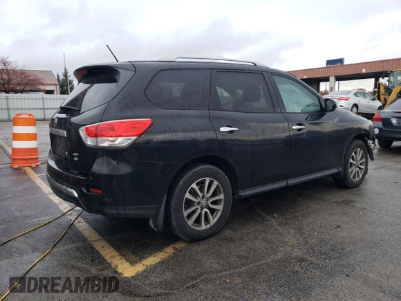 2013 Nissan Pathfinder Platinum with VIN 5N1AR2MM4DC604153, listed as a Copart auction lot 80937324 with 201,974 mi miles and Salvage Title. Bid and sale history available at carsss.com. Image 3.