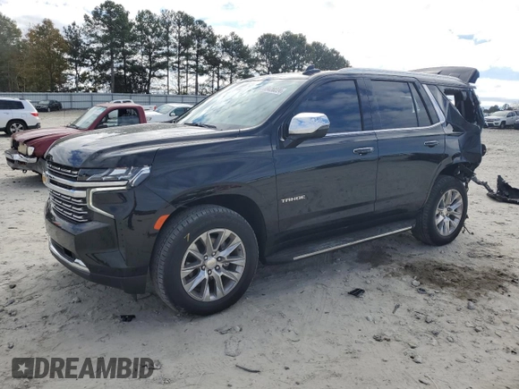 2023 Chevrolet Tahoe Premier z VIN 1GNSCSKD3PR543190, wystawiony jako Copart lot #80420224 z przebiegiem 9 999 mil mil oraz Szkoda całkowita • Salvage title. Historia ofert i sprzedaży dostępna na DreamBid. Obrazek 1.