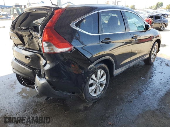 2014 Honda CR-V EX-L with VIN 2HKRM4H78EH668370, listed as a Copart auction lot 49477395 with 102,244 mi miles and Salvage Title. Bid and sale history available at carsss.com. Image 3.