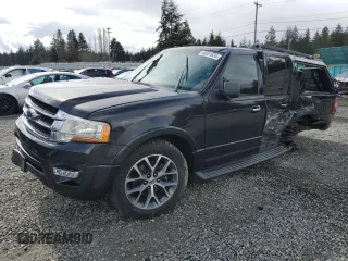 2015 Ford Expedition EL XLT with VIN 1FMJK1HTXFEF08583, listed as a Copart auction lot 48951635 with 155,476 mi miles and Salvage Title. Bid and sale history available at carsss.com. Image 1.