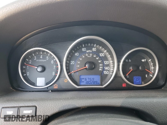 2009 Hyundai Veracruz Limited with VIN KM8NU13CX9U079992, listed as a Copart auction lot 78777974 with 180,289 mi miles and Salvage title. Bid and sale history available at DreamBid. Image 9.