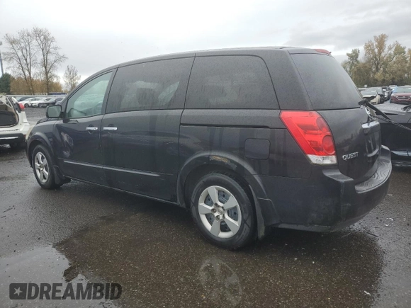 2008 Nissan Quest with VIN 5N1BV28U38N110662, listed as a Copart auction lot 80374514 with 193,894 mi miles and Clean Title. Bid and sale history available at carsss.com. Image 2.