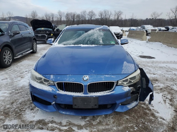 2015 BMW 4 Series 428i xDrive with VIN WBA4C9C50FD330529, listed as a Copart auction lot 87811935 with 111,899 mi miles and Salvage Title. Bid and sale history available at carsss.com. Image 5.