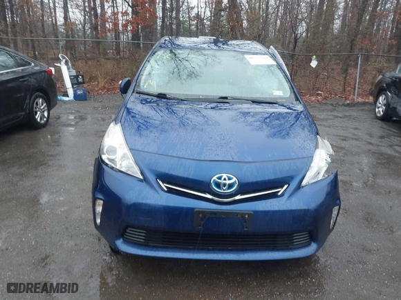 2012 Toyota Prius v Two with VIN JTDZN3EU7C3170901, listed as a IAAI auction lot 41727464 with 1 mi miles. Bid and sale history available at carsss.com. Image 11.