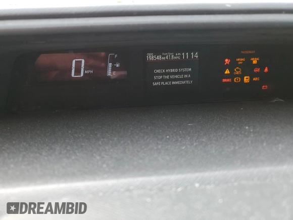 2015 Toyota Prius One with VIN JTDKDTB32F1586032, listed as a Copart auction lot 50325075 with 198,548 mi miles and Salvage Title. Bid and sale history available at carsss.com. Image 9.