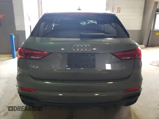 2023 Audi Q3 S line Premium Plus with VIN WA1EECF38P1138944, listed as a Copart auction lot 55373844 with 8,524 mi miles and Salvage title. Bid and sale history available at DreamBid. Image 6.