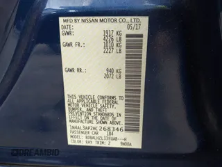 2017 Nissan Altima S with VIN 1N4AL3AP2HC268346, listed as a IAAI auction lot 42584551 with 51,151 mi miles and . Bid and sale history available at DreamBid. Image 9.