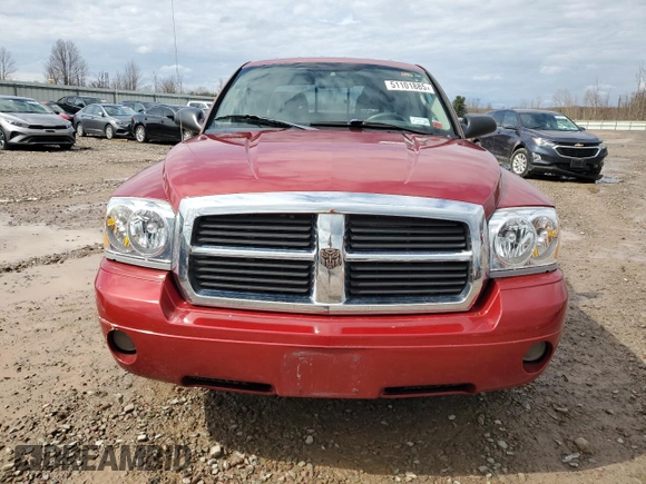 2007 Dodge Dakota SLT with VIN 1D7HW48J87S162047, listed as a Copart auction lot 51101885 with 115,438 mi miles and Salvage Title. Bid and sale history available at carsss.com. Image 5.
