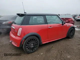 2005 MINI Hardtop S with VIN WMWRE33525TD99548, listed as a Copart auction lot 54778205 with 187,150 mi miles and Salvage title. Bid and sale history available at DreamBid. Image 3.