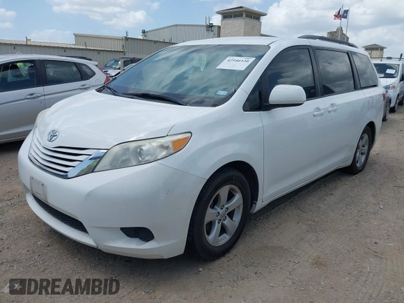 2017 Toyota Sienna LE Auto Access Seat with VIN 5TDKZ3DC3HS828606, listed as a IAAI auction lot 42540320 with 146,351 mi miles and . Bid and sale history available at DreamBid. Image 2.