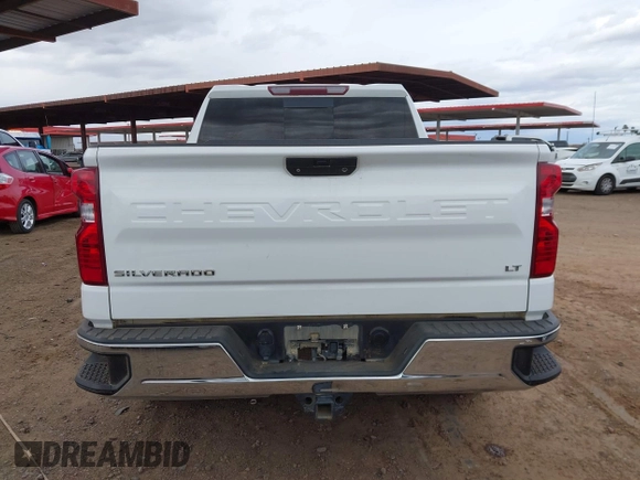2021 Chevrolet Silverado 1500 LT with VIN 3GCUYDED0MG249882, listed as a IAAI auction lot 41779916 with 106,357 mi miles. Bid and sale history available at carsss.com. Image 16.