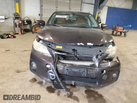 2011 Lexus CT 200h with VIN JTHKD5BH4B2043534, listed as a Copart auction lot 52693605 with 218,142 mi miles and Salvage Title. Bid and sale history available at DreamBid. Image 5.