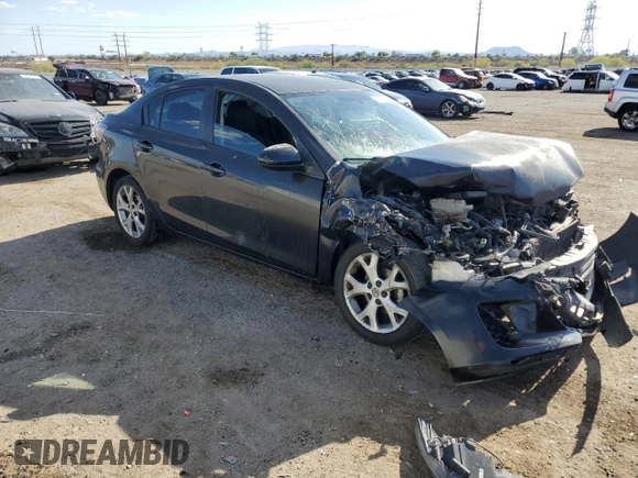 2013 Mazda 3 i SV with VIN JM1BL1TG8D1784412, listed as a Copart auction lot 56516435 with Not provided miles and Salvage title. Bid and sale history available at DreamBid. Image 4.